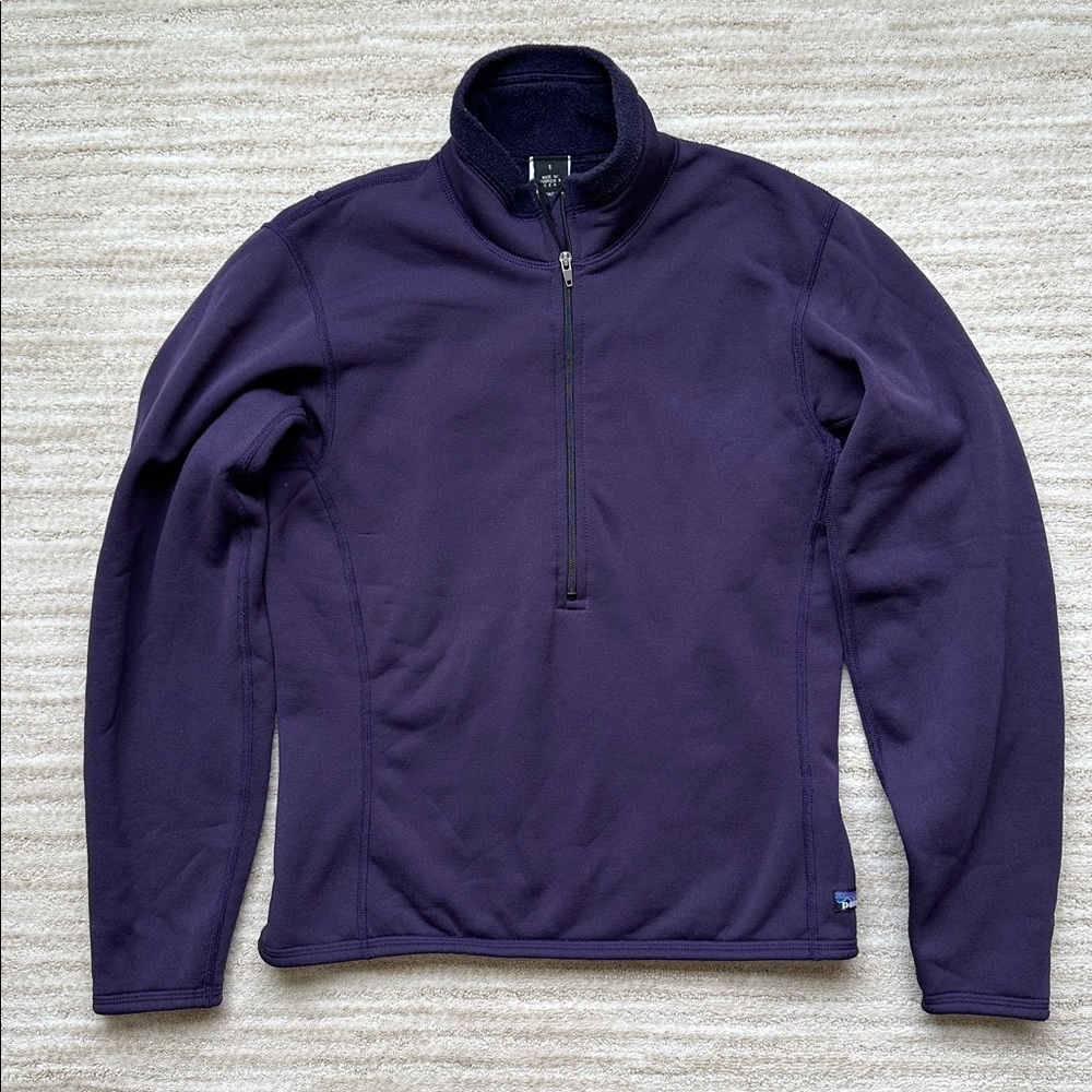 Patagonia® W's Activist Fleece Top 1/4 Zip Pullover VINTAGE Purple Size Small